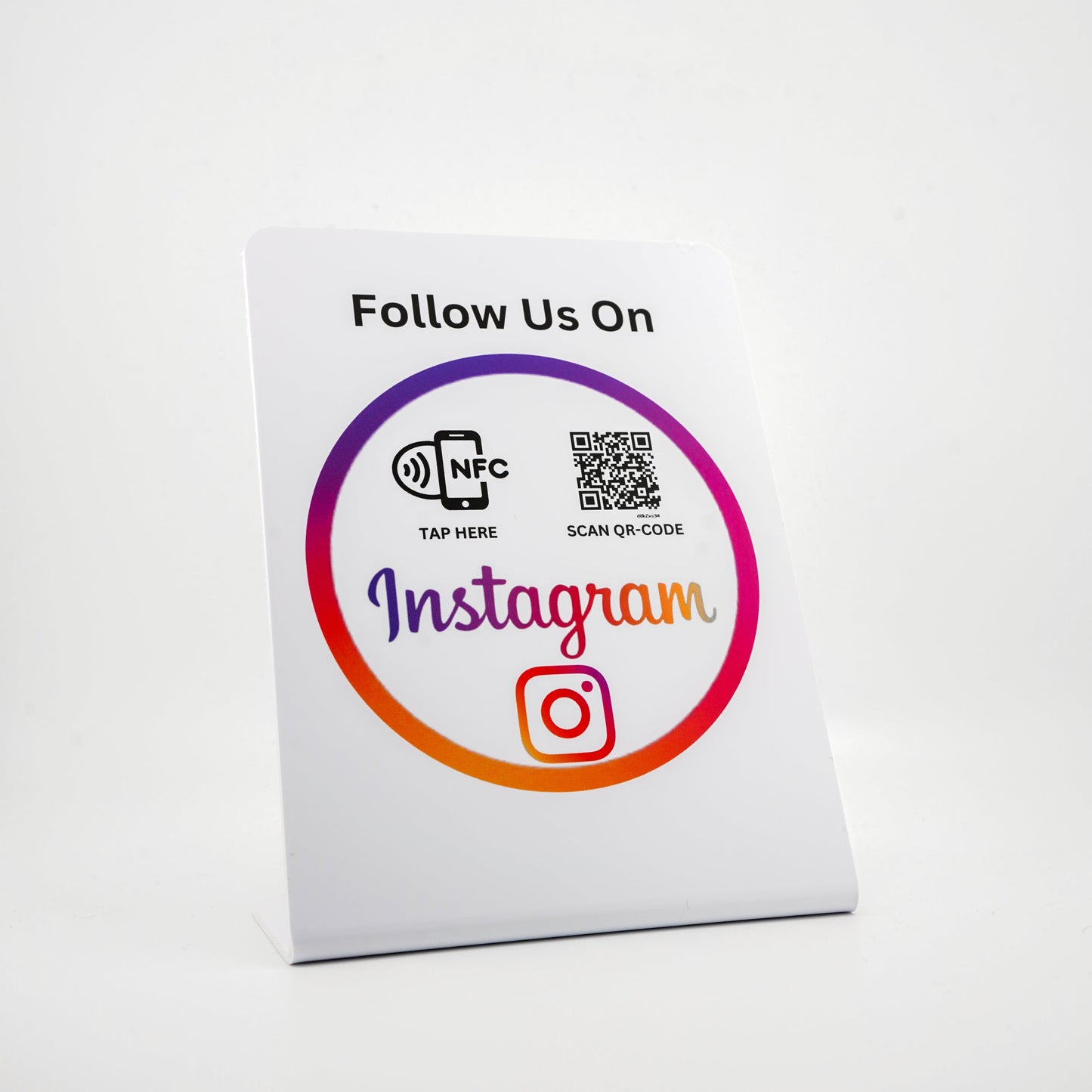 Instagram Follower NFC/QR-Code-Aufsteller