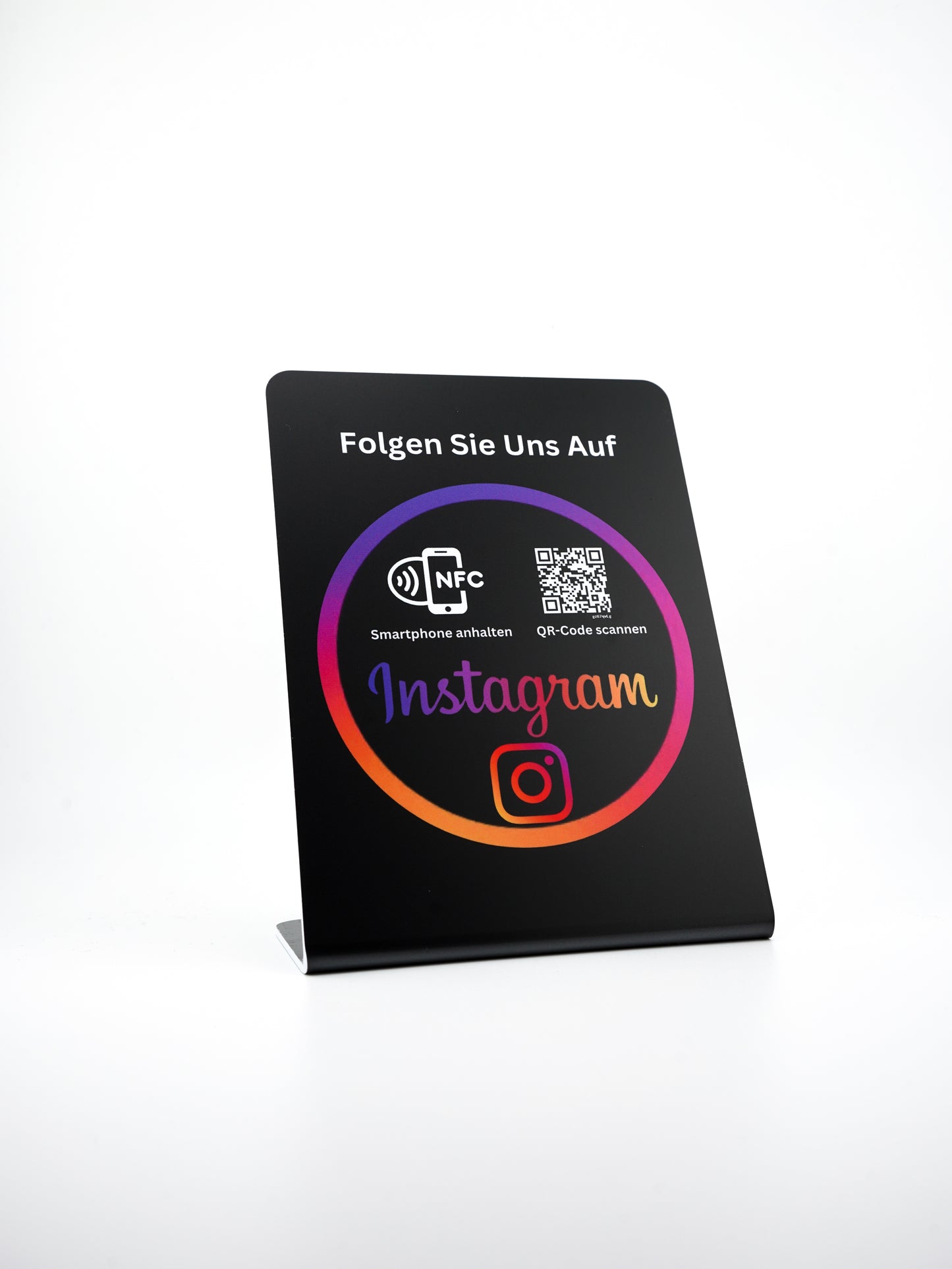 Instagram NFC/QR-Code-Aufsteller