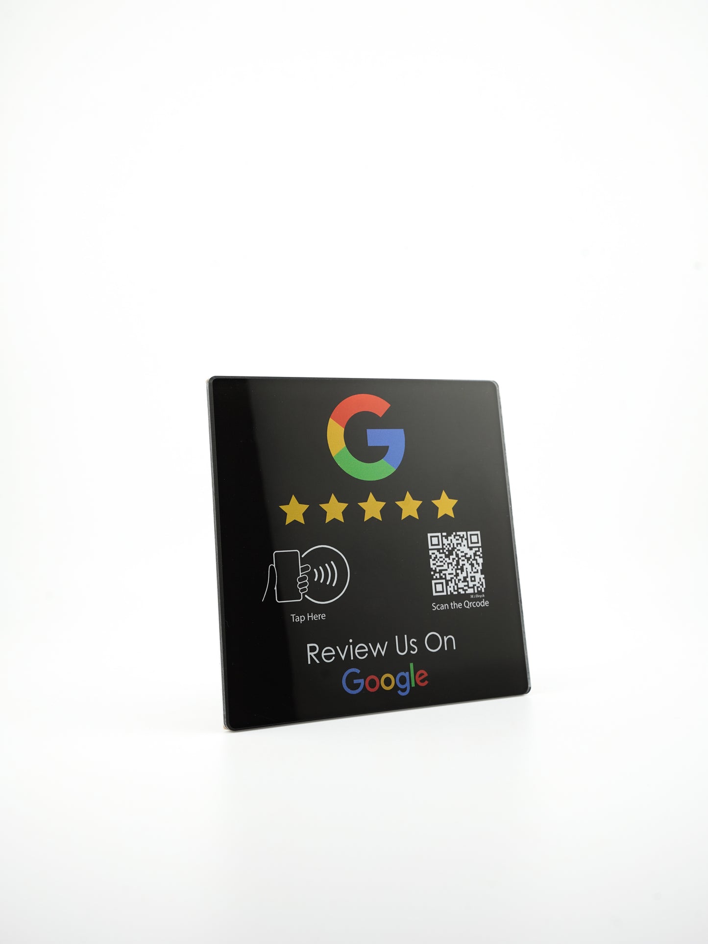 Google NFC/QR-Code Acryl Display
