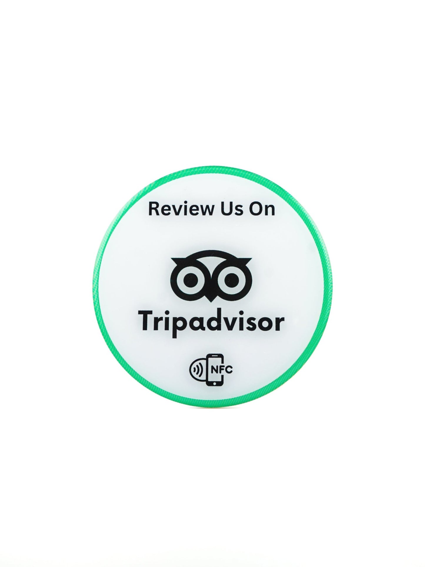 Hochwertiger NFC - Aufkleber für mehr Tripadvisor Bewertungen - Custom Ratings