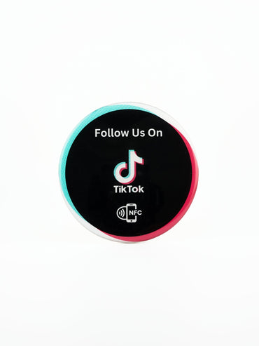Hochwertiger NFC - Aufkleber für mehr TikTok - Follower - Custom Ratings