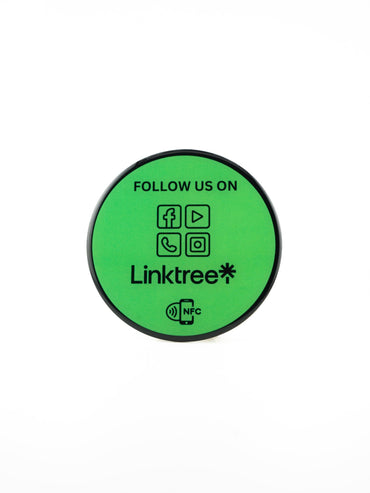 Hochwertiger NFC - Aufkleber für mehr Social - Media Reichweite durch Linktree - Custom Ratings