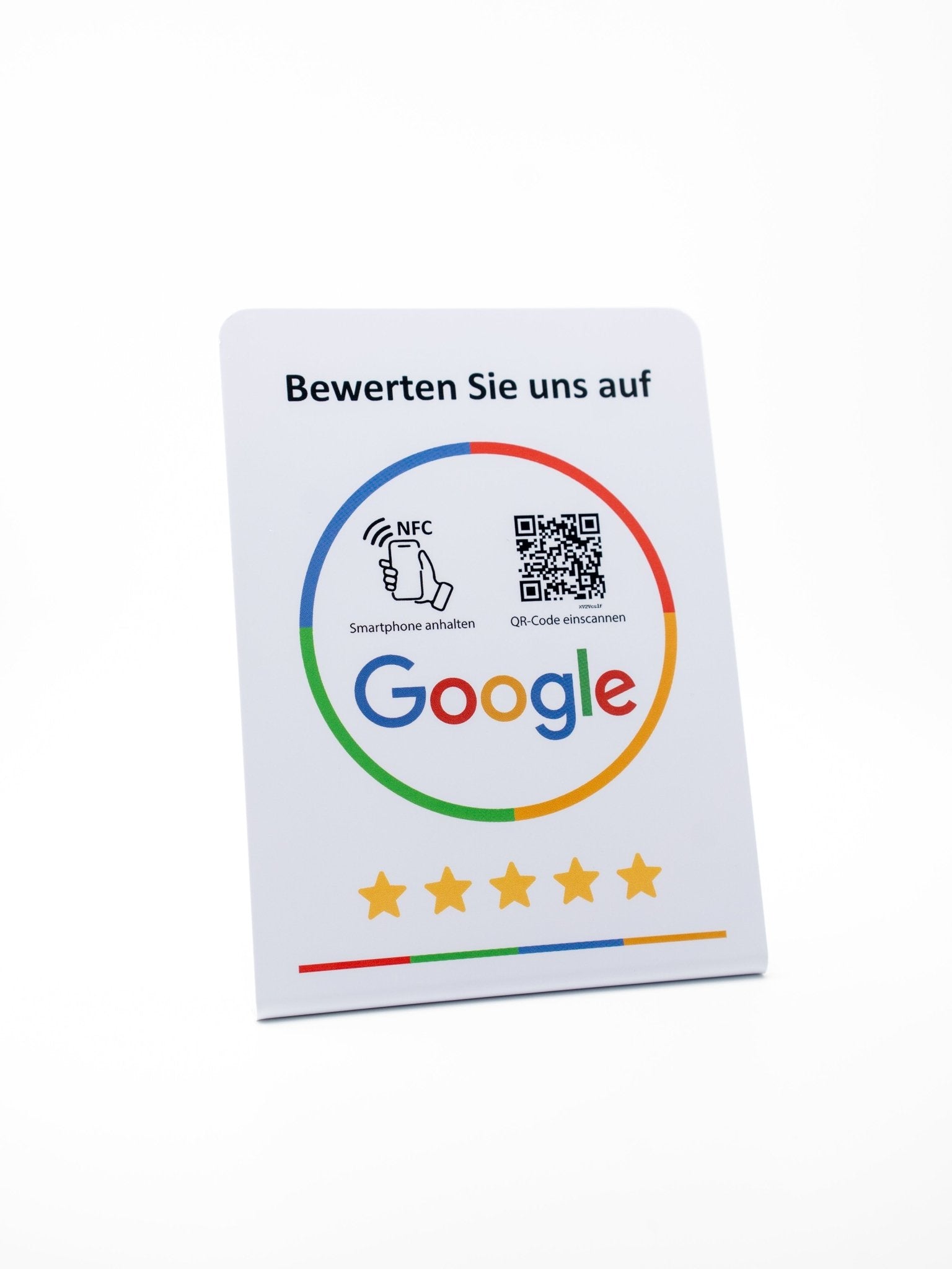 Google Bewertung NFC/QR - Code Aufsteller - Custom Ratings