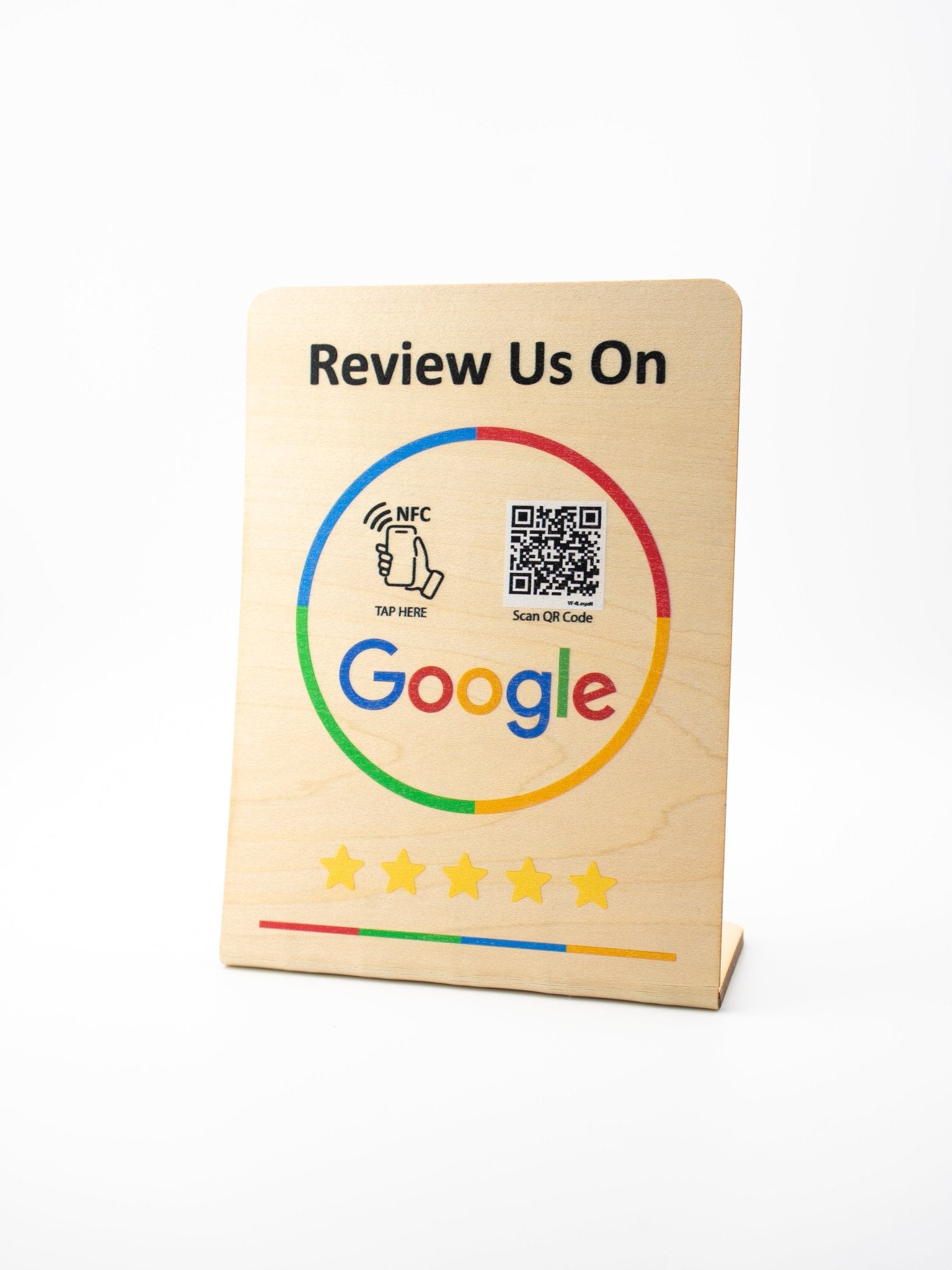 Google Bewertung NFC/QR - Code Aufsteller - Custom Ratings