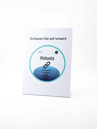 Webseiten NFC - Aufsteller - Custom Ratings