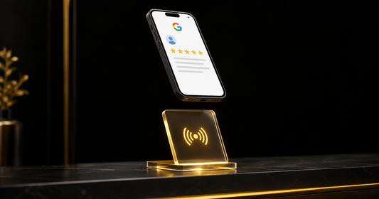 Google Bewertung Aufsteller mit NFC – So sammelst du automatisch mehr Rezensionen