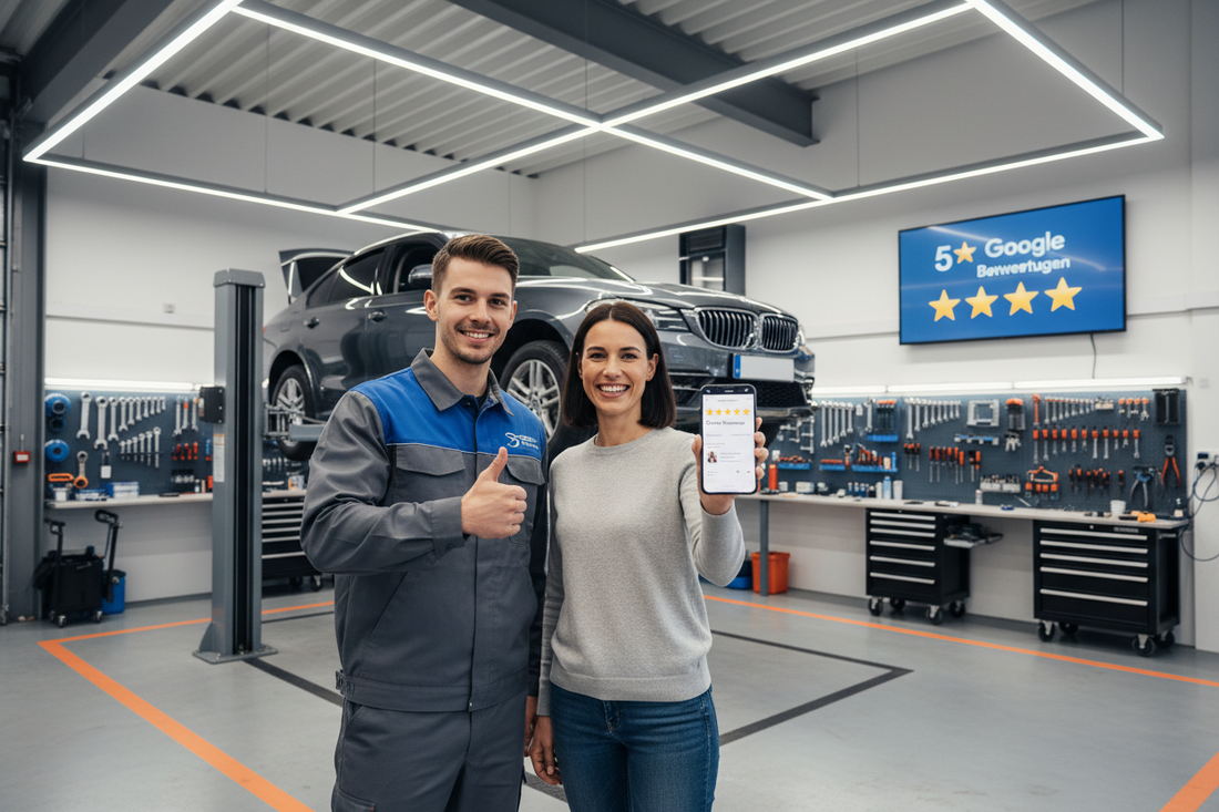 Mehr positive Bewertungen für Ihre KFZ-Werkstatt: So knacken Sie den Google-Code!