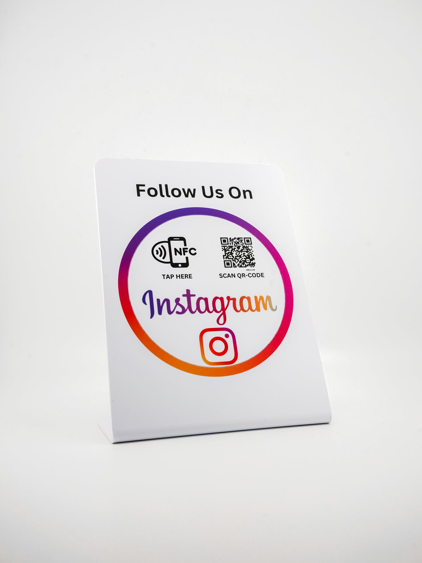 Instagram NFC/QR-Code-Aufsteller