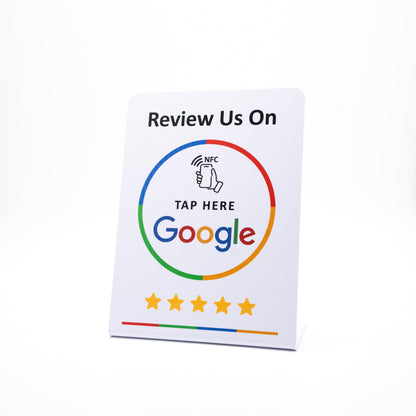 Google Bewertung NFC/QR-Code Aufsteller