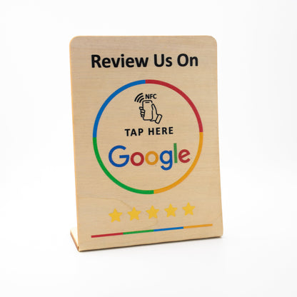 Google Bewertung NFC/QR-Code Aufsteller