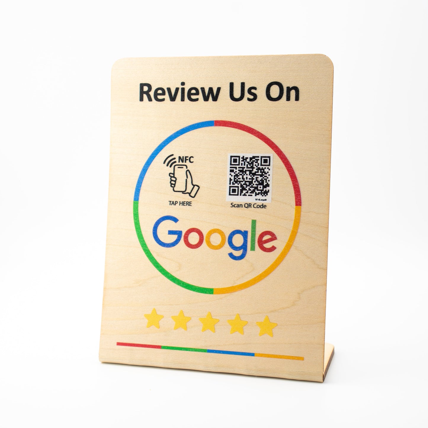Google Bewertung NFC/QR-Code Aufsteller