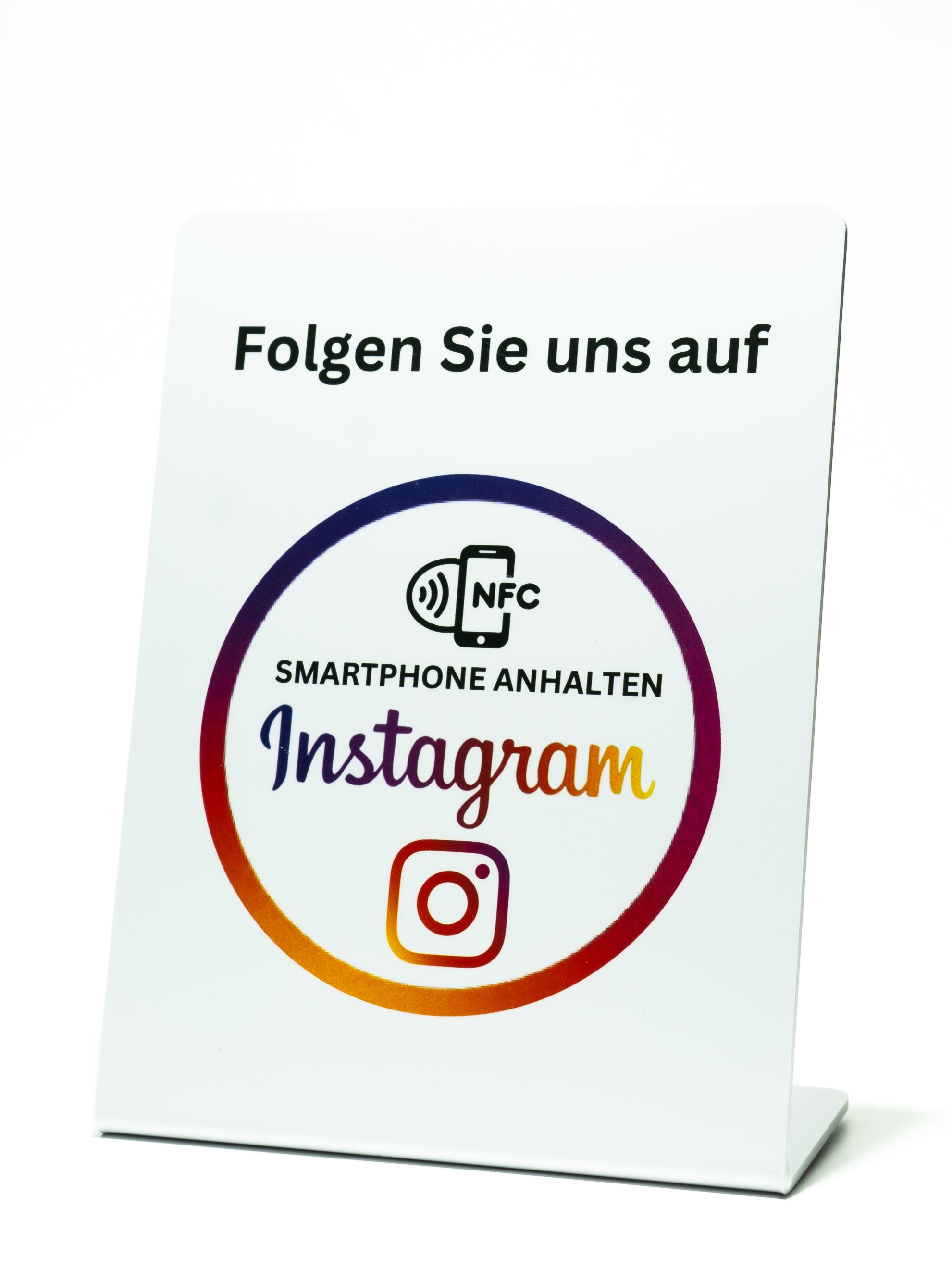 NFC-Aufsteller für mehr Instagram-Follower