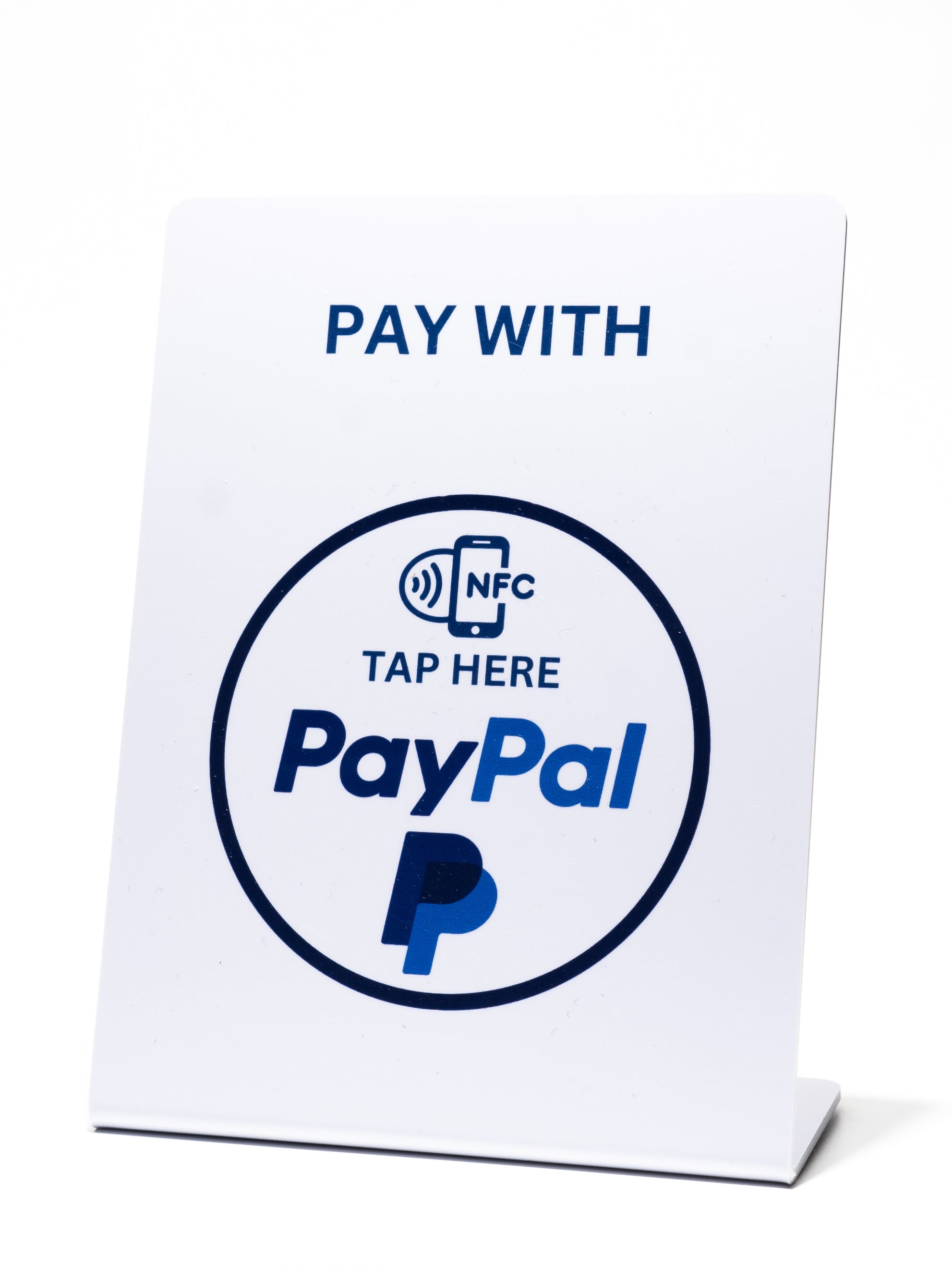 NFC-Aufsteller für PayPal-Bezahlung