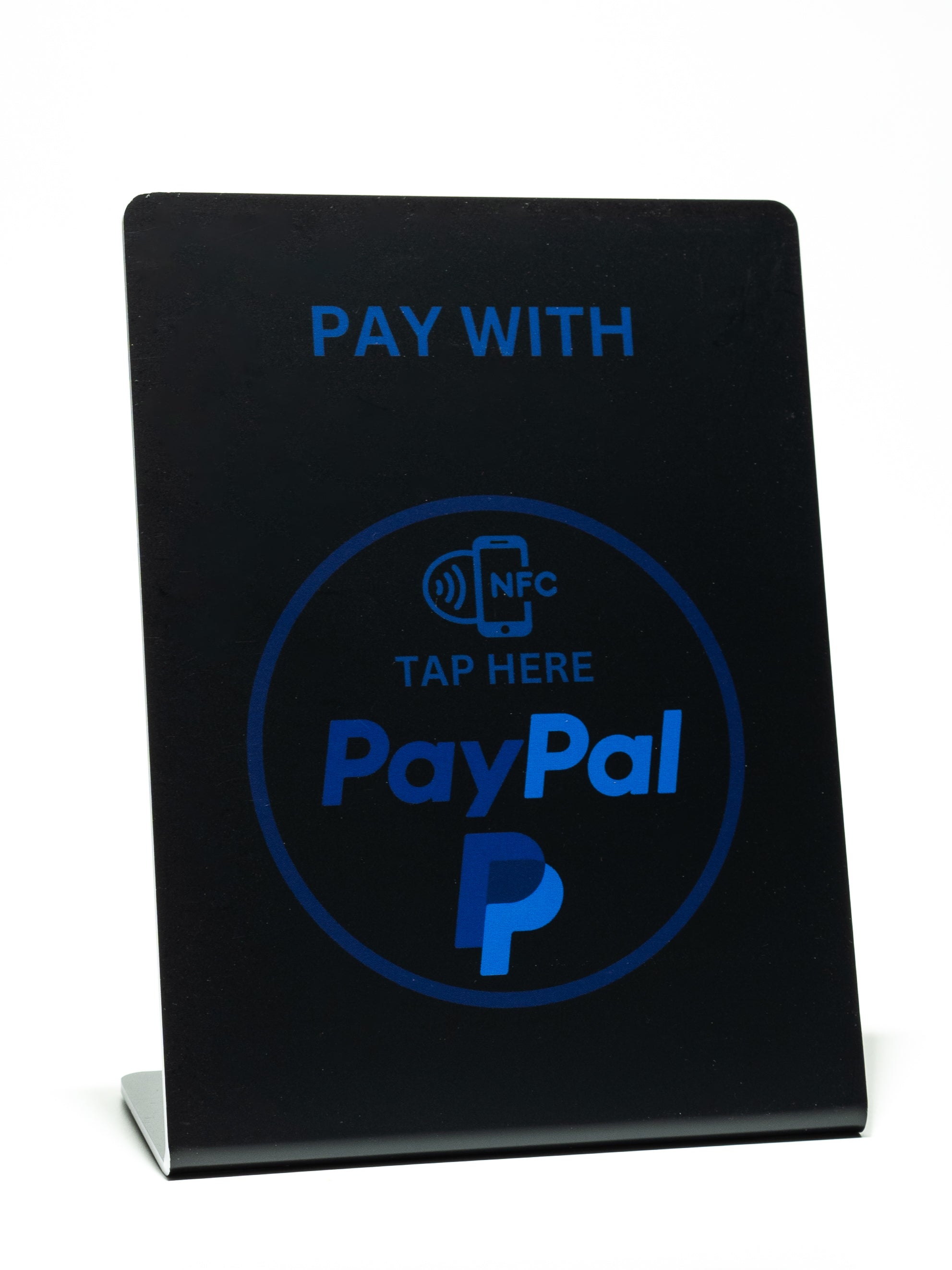 NFC-Aufsteller für PayPal-Bezahlung