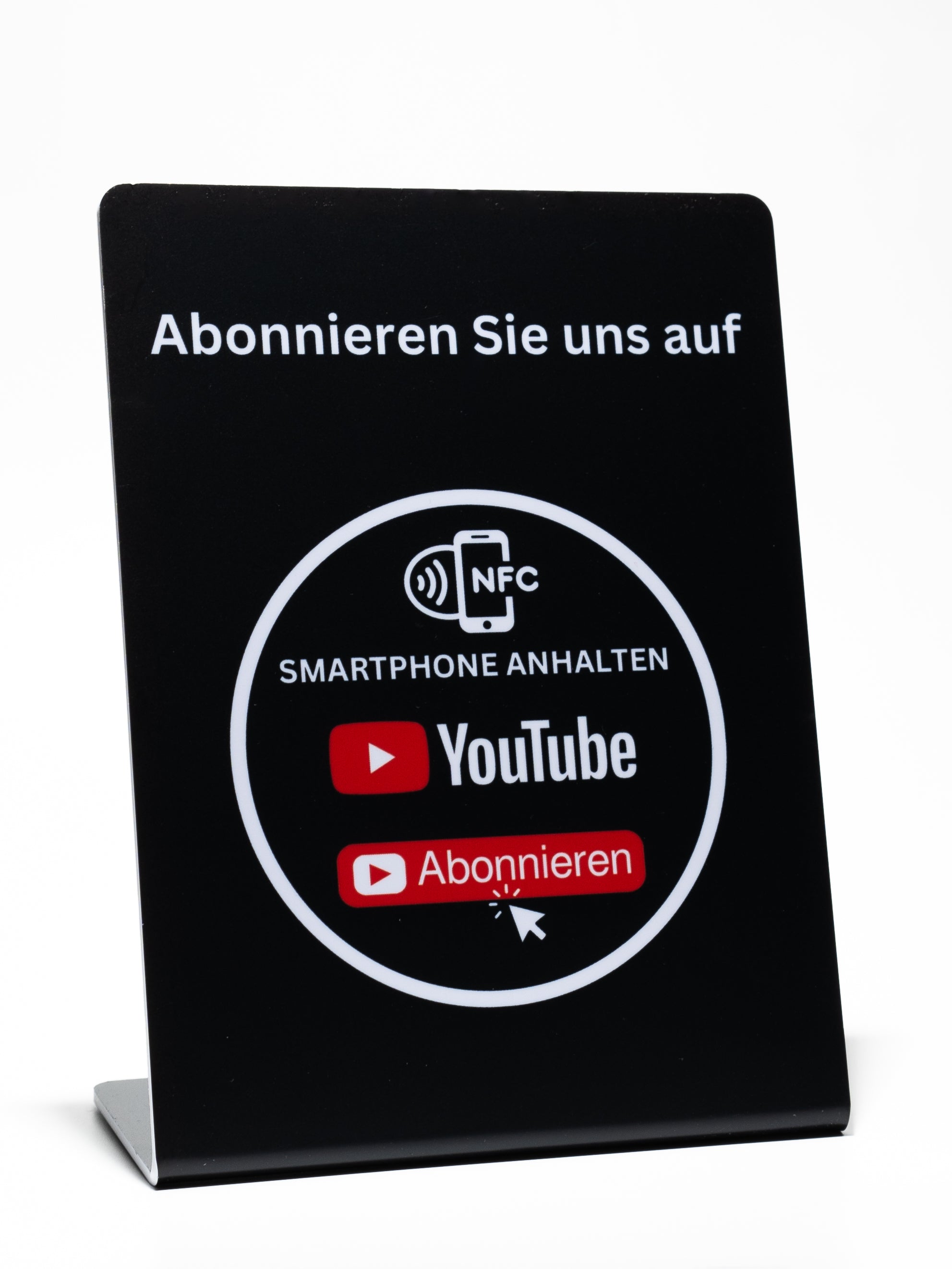 NFC-Aufsteller für mehr YouTube-Abonnenten