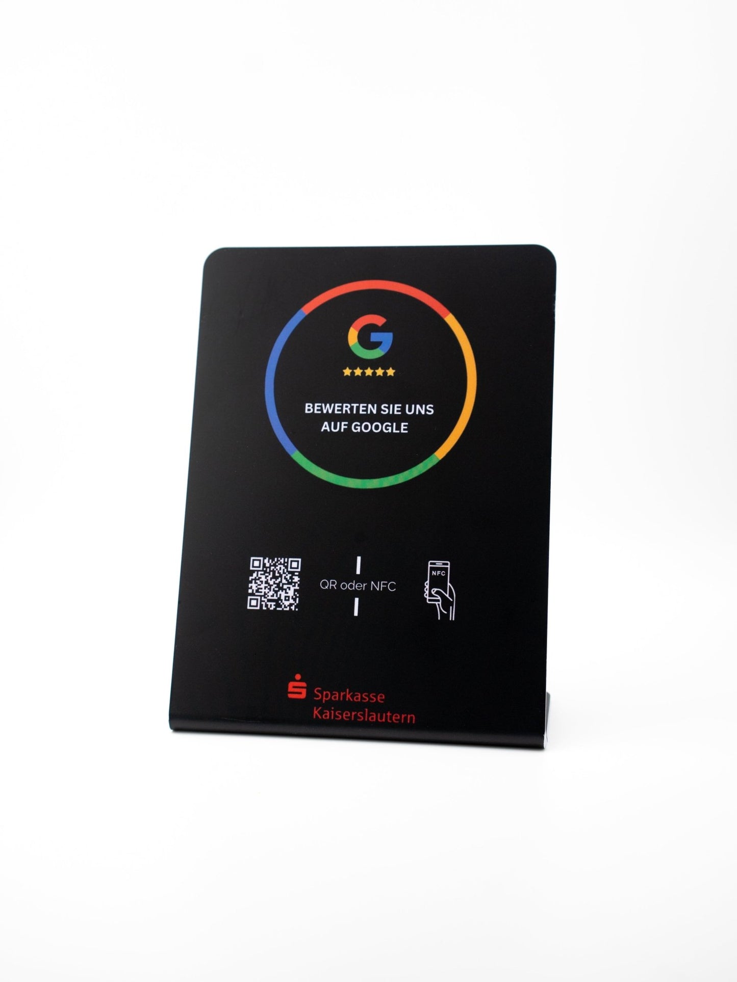 Personalisierte NFC - Aufsteller - Custom Ratings