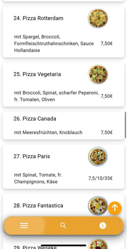 Speisenkarten NFC-Aufkleber