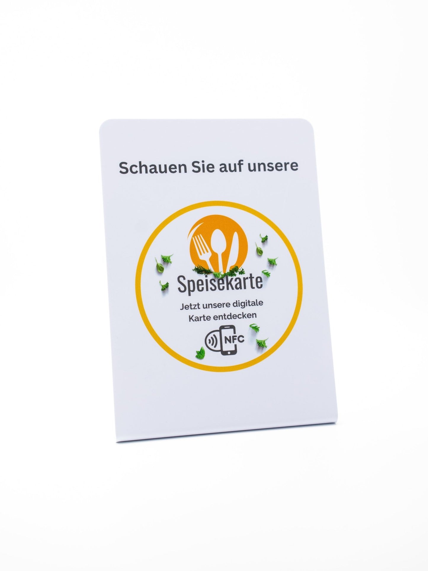 Speisekarten NFC - Aufsteller - Custom Ratings