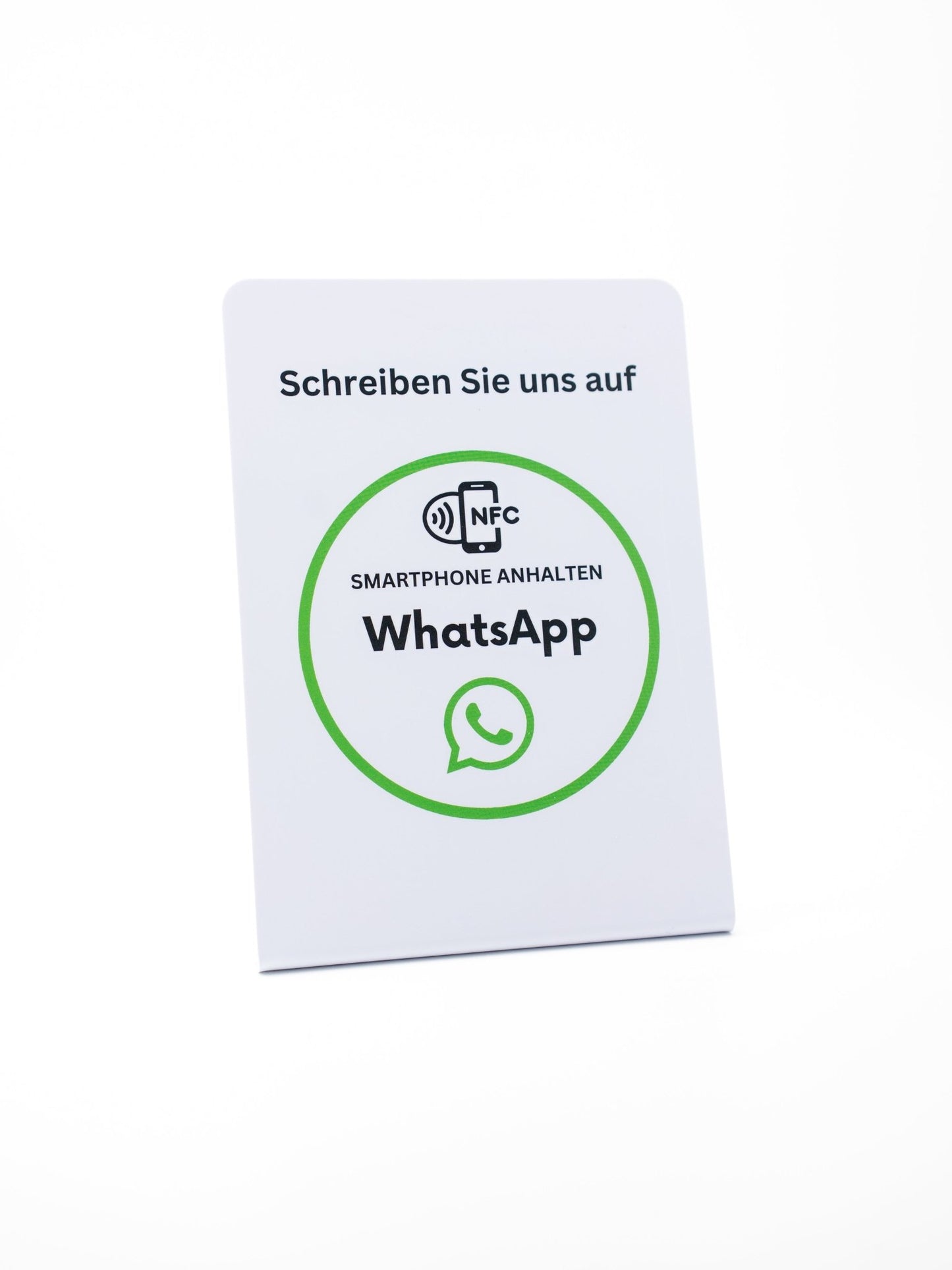 WhatsApp NFC - Aufsteller - Custom Ratings