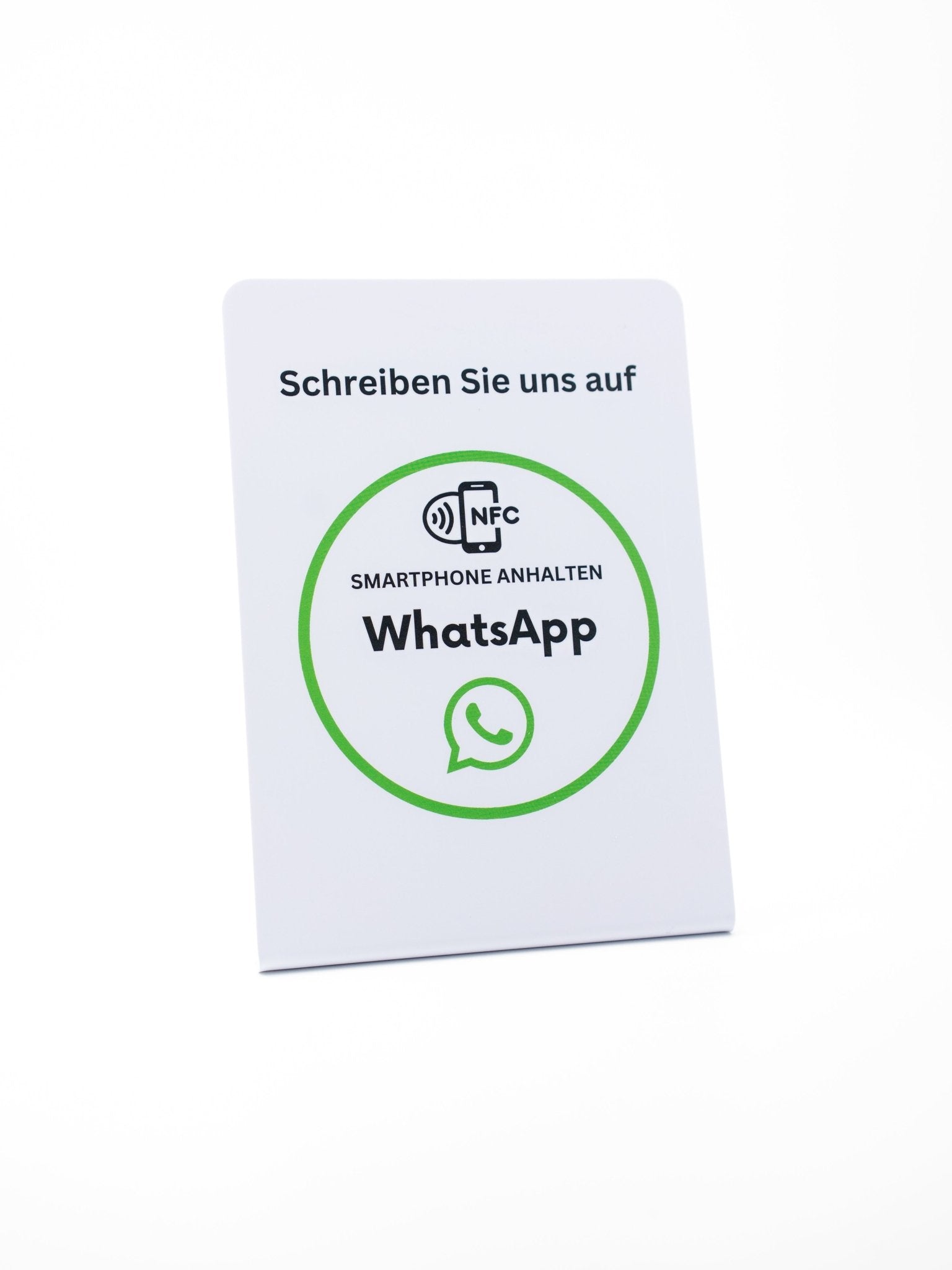 WhatsApp NFC - Aufsteller - Custom Ratings