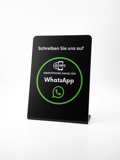 WhatsApp NFC - Aufsteller - Custom Ratings
